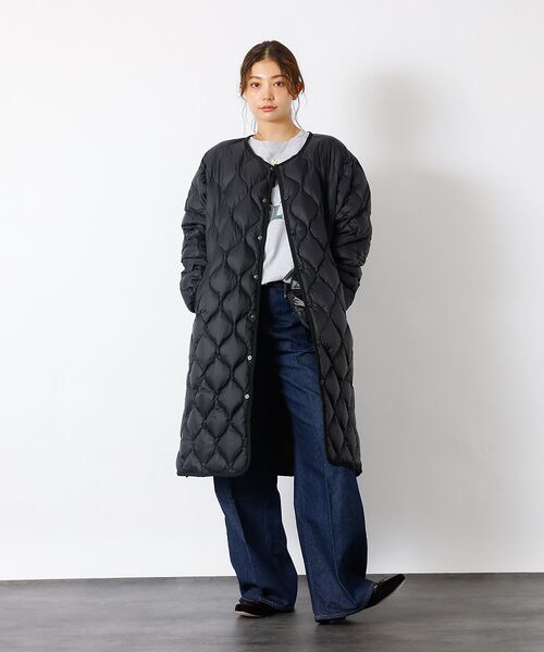 Rouge vif la cle / ルージュ・ヴィフ ラクレ ダウンジャケット・ベスト | 【TAION / タイオン】ミリタリーオーバーサイズ クルーネック ダウンジャケ | 詳細10