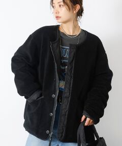 Rouge vif la cle / ルージュ・ヴィフ ラクレ ダウンジャケット・ベスト | 【TAION / タイオン】ミリタリー リバーシブル クルーネック ダウンジャケ