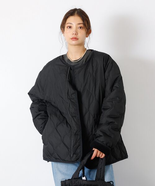 Rouge vif la cle / ルージュ・ヴィフ ラクレ ダウンジャケット・ベスト | 【TAION / タイオン】ミリタリー リバーシブル クルーネック ダウンジャケ | 詳細5