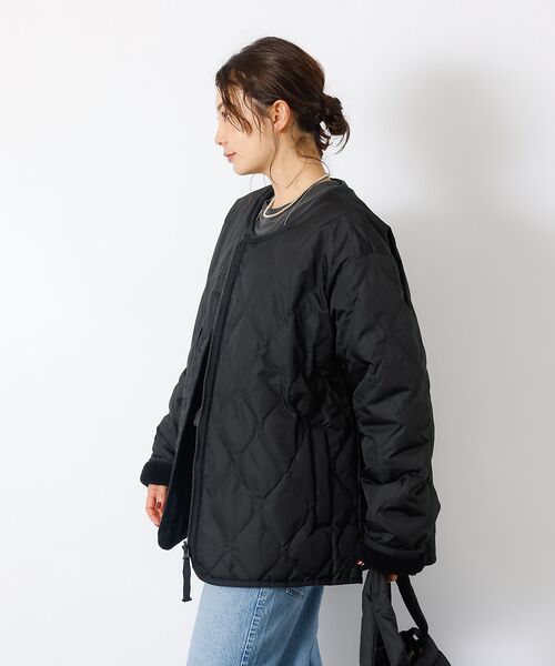 Rouge vif la cle / ルージュ・ヴィフ ラクレ ダウンジャケット・ベスト | 【TAION / タイオン】ミリタリー リバーシブル クルーネック ダウンジャケ | 詳細6