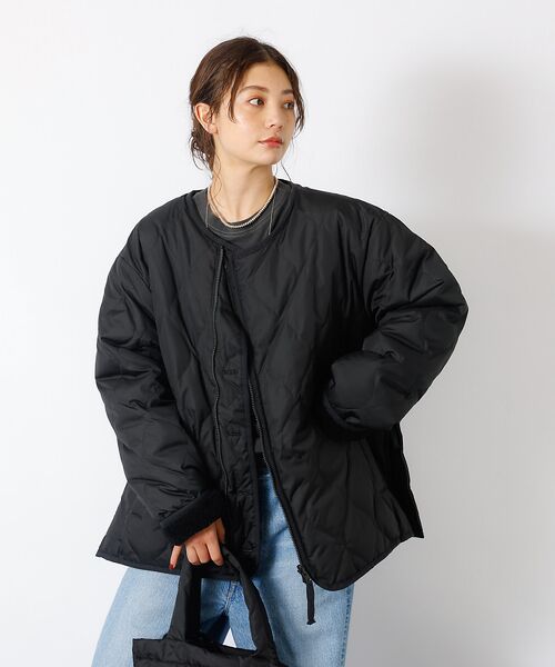 Rouge vif la cle / ルージュ・ヴィフ ラクレ ダウンジャケット・ベスト | 【TAION / タイオン】ミリタリー リバーシブル クルーネック ダウンジャケ | 詳細7