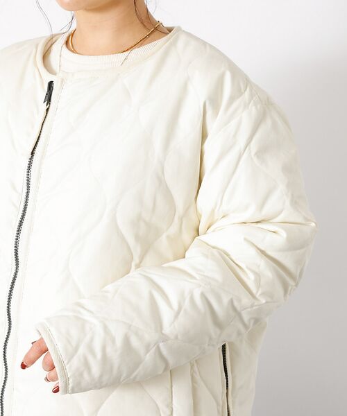 Rouge vif la cle / ルージュ・ヴィフ ラクレ ダウンジャケット・ベスト | 【TAION / タイオン】ミリタリー リバーシブル クルーネック ダウンジャケ | 詳細20