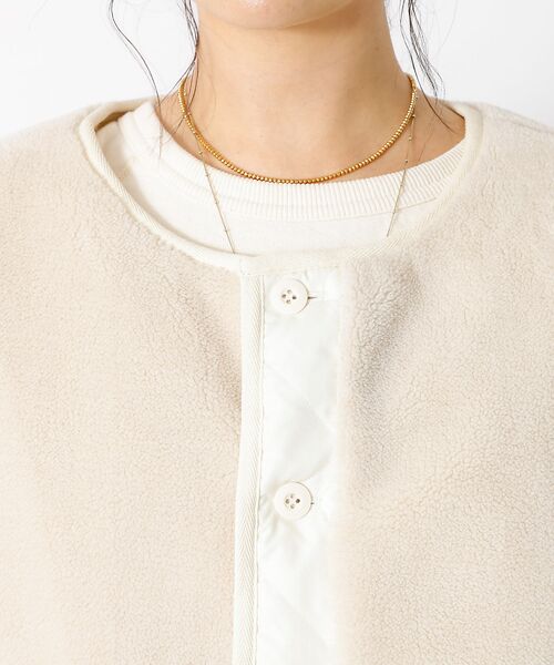 Rouge vif la cle / ルージュ・ヴィフ ラクレ ダウンジャケット・ベスト | 【TAION / タイオン】ミリタリー リバーシブル クルーネック ダウンジャケ | 詳細25