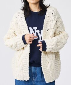 Rouge vif la cle / ルージュ・ヴィフ ラクレ ニット・セーター | 【IRONING / アイロニング】ケーブルニットカーディガン/cable ro