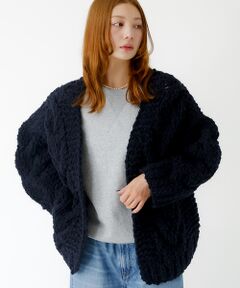 Rouge vif la cle / ルージュ・ヴィフ ラクレ ニット・セーター | 【IRONING / アイロニング】ケーブルニットカーディガン/cable ro