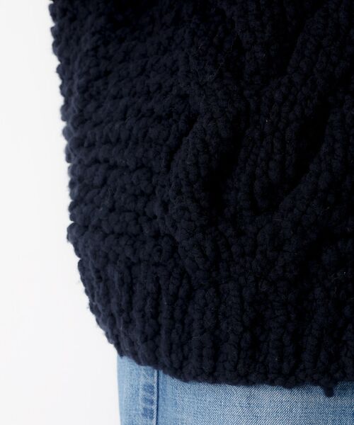 Rouge vif la cle / ルージュ・ヴィフ ラクレ ニット・セーター | 【IRONING / アイロニング】ケーブルニットカーディガン/cable ro | 詳細19