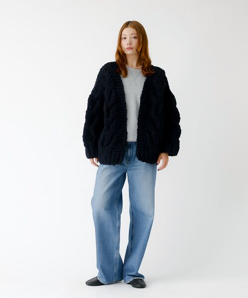 Rouge vif la cle / ルージュ・ヴィフ ラクレ ニット・セーター | 【IRONING / アイロニング】ケーブルニットカーディガン/cable ro | 詳細8