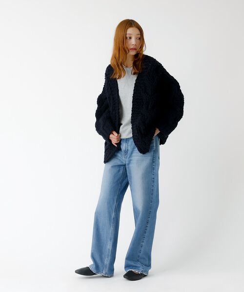 Rouge vif la cle / ルージュ・ヴィフ ラクレ ニット・セーター | 【IRONING / アイロニング】ケーブルニットカーディガン/cable ro | 詳細12