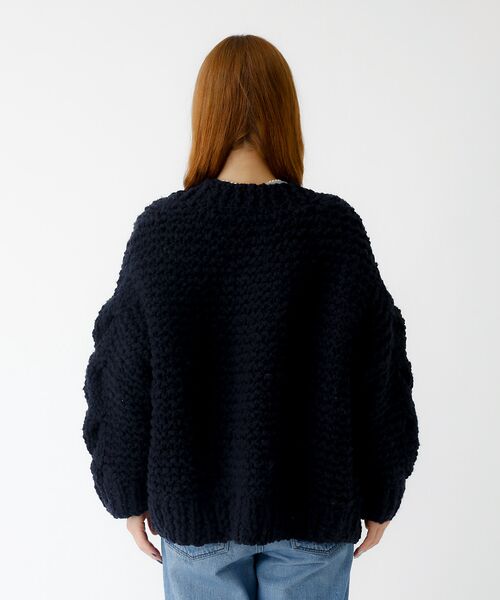 Rouge vif la cle / ルージュ・ヴィフ ラクレ ニット・セーター | 【IRONING / アイロニング】ケーブルニットカーディガン/cable ro | 詳細15