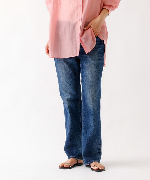 Rouge vif la cle/ルージュ・ヴィフ ラクレ 【Healthy denim/ヘルシーデニム】Celery Long/フルレング インディゴ 25 Rouge vif la cle/ルージュ・ヴィフ ラクレ 【Healthy denim/ヘルシーデニム】Celery Long/フルレング インディゴ 25