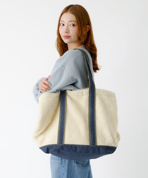 Rouge vif la cle / ルージュ・ヴィフ ラクレ トートバッグ | 【TRIFFER/トリファー】ボアトート/バッグ/大容量/A4収納可能【WEB限 | 詳細1