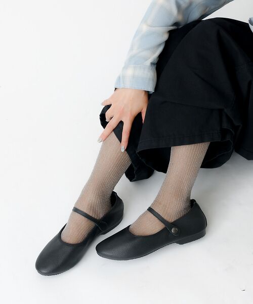 Rouge vif la cle / ルージュ・ヴィフ ラクレ バレエシューズ | 【CROWN / クラウン】STRAP COURT JAZZ / ストラップ フ | 詳細1