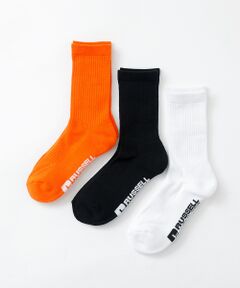 Rouge vif la cle / ルージュ・ヴィフ ラクレ ソックス | 【RUSSELL ATHLETIC/ラッセル アスレチック】靴下/3点セット/R