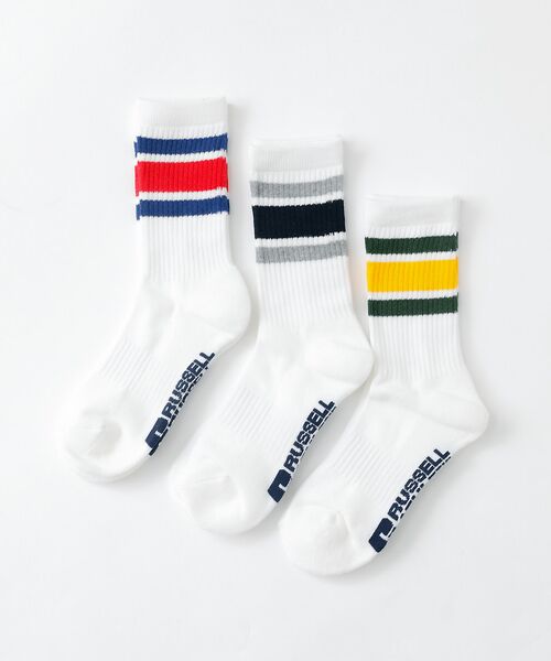 Rouge vif la cle / ルージュ・ヴィフ ラクレ ソックス | 【RUSSELL ATHLETIC/ラッセル アスレチック】靴下/3点セット/R | 詳細7