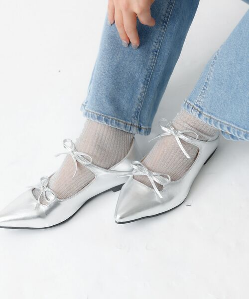 Rouge vif la cle / ルージュ・ヴィフ ラクレ ソックス | 【YUQRI/ユクリ】Brinkley/靴下/シアー/ラメ/ギフト【WEB限定】 | 詳細2