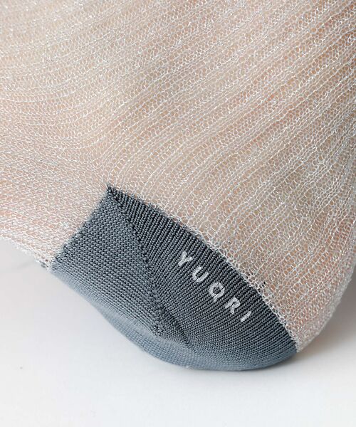 Rouge vif la cle / ルージュ・ヴィフ ラクレ ソックス | 【YUQRI/ユクリ】Brinkley/靴下/シアー/ラメ/ギフト【WEB限定】 | 詳細3