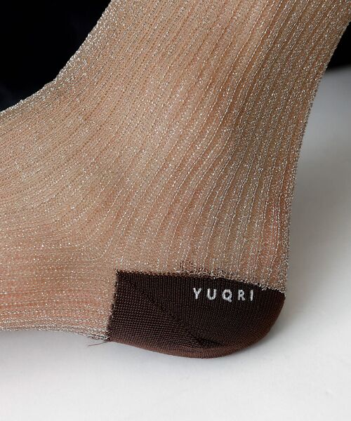 Rouge vif la cle / ルージュ・ヴィフ ラクレ ソックス | 【YUQRI/ユクリ】Brinkley/靴下/シアー/ラメ/ギフト【WEB限定】 | 詳細9