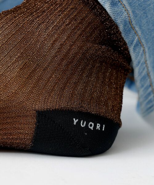 Rouge vif la cle / ルージュ・ヴィフ ラクレ ソックス | 【YUQRI/ユクリ】Brinkley/靴下/シアー/ラメ/ギフト【WEB限定】 | 詳細15