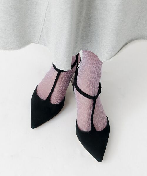 Rouge vif la cle / ルージュ・ヴィフ ラクレ ソックス | 【YUQRI/ユクリ】Brinkley/靴下/シアー/ラメ/ギフト【WEB限定】 | 詳細19