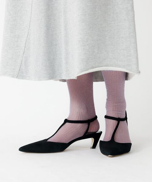Rouge vif la cle / ルージュ・ヴィフ ラクレ ソックス | 【YUQRI/ユクリ】Brinkley/靴下/シアー/ラメ/ギフト【WEB限定】 | 詳細20
