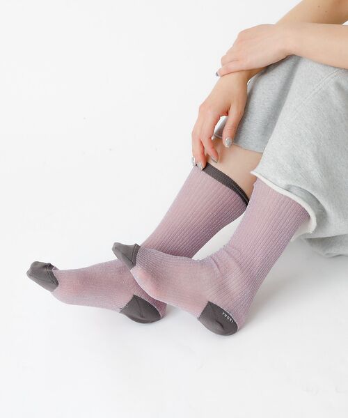 Rouge vif la cle / ルージュ・ヴィフ ラクレ ソックス | 【YUQRI/ユクリ】Brinkley/靴下/シアー/ラメ/ギフト【WEB限定】 | 詳細21