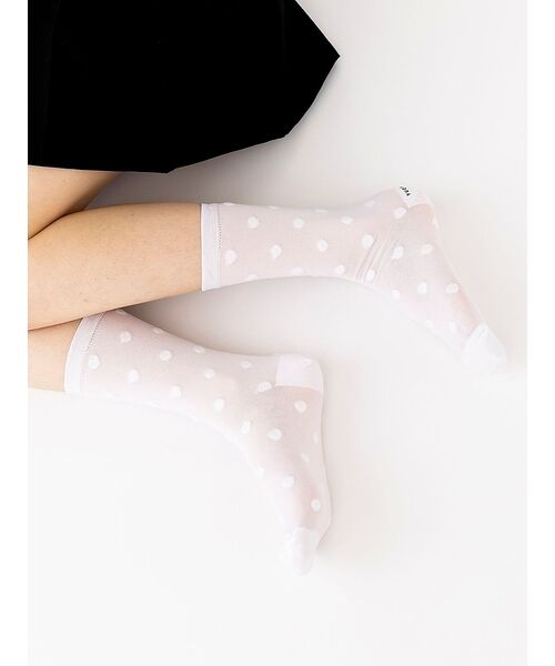 Rouge vif la cle / ルージュ・ヴィフ ラクレ ソックス | 【YUQRI/ユクリ】Polka/靴下/シアー/ポルカドット/ギフト【WEB限定 | 詳細18