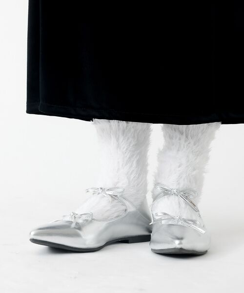 Rouge vif la cle / ルージュ・ヴィフ ラクレ ソックス | 【YUQRI/ユクリ】Faux fur/靴下/ファー/もこもこ/ギフト【WEB限 | 詳細3