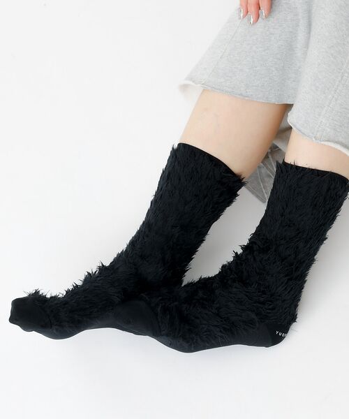 Rouge vif la cle / ルージュ・ヴィフ ラクレ ソックス | 【YUQRI/ユクリ】Faux fur/靴下/ファー/もこもこ/ギフト【WEB限 | 詳細8