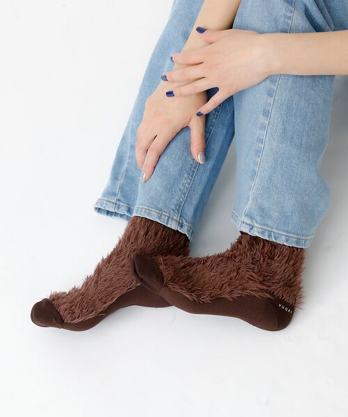 Rouge vif la cle / ルージュ・ヴィフ ラクレ ソックス | 【YUQRI/ユクリ】Faux fur/靴下/ファー/もこもこ/ギフト【WEB限 | 詳細18