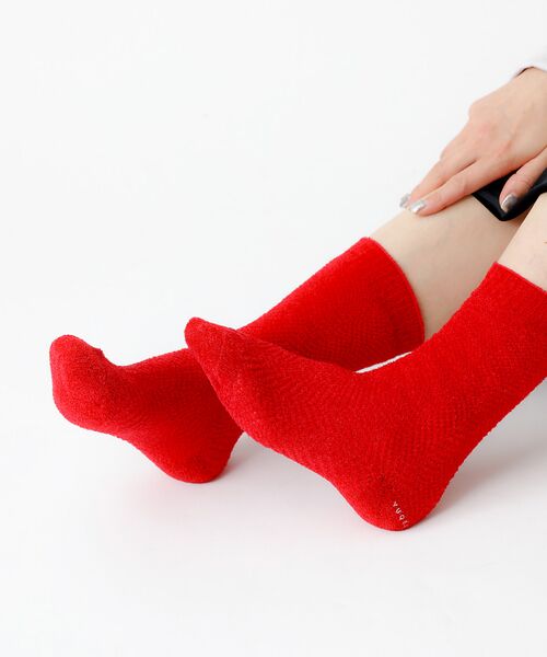 Rouge vif la cle / ルージュ・ヴィフ ラクレ ソックス | 【YUQRI/ユクリ】Fluffyherringbone/靴下/フェミニン/ロマ | 詳細17