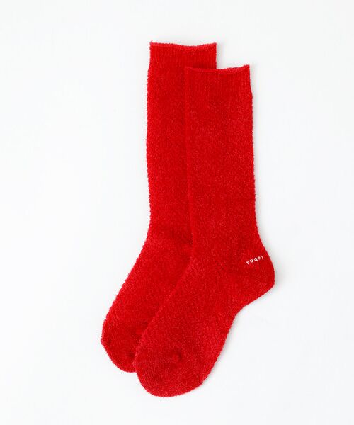 Rouge vif la cle / ルージュ・ヴィフ ラクレ ソックス | 【YUQRI/ユクリ】Fluffyherringbone/靴下/フェミニン/ロマ | 詳細20