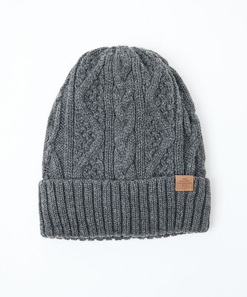 Rouge vif la cle / ルージュ・ヴィフ ラクレ ハット | 【RUBEN/ルーベン】ケーブル裏ボアニット帽/RUS-7092【WEB限定】 | 詳細4