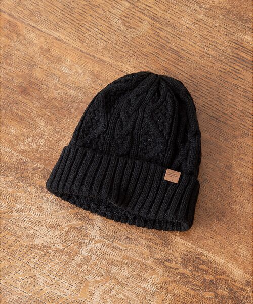 Rouge vif la cle / ルージュ・ヴィフ ラクレ ハット | 【RUBEN/ルーベン】ケーブル裏ボアニット帽/RUS-7092【WEB限定】 | 詳細6