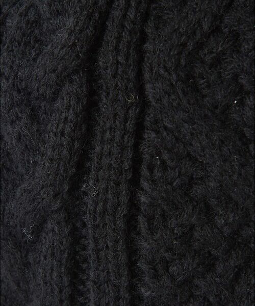 Rouge vif la cle / ルージュ・ヴィフ ラクレ ハット | 【RUBEN/ルーベン】ケーブル裏ボアニット帽/RUS-7092【WEB限定】 | 詳細8