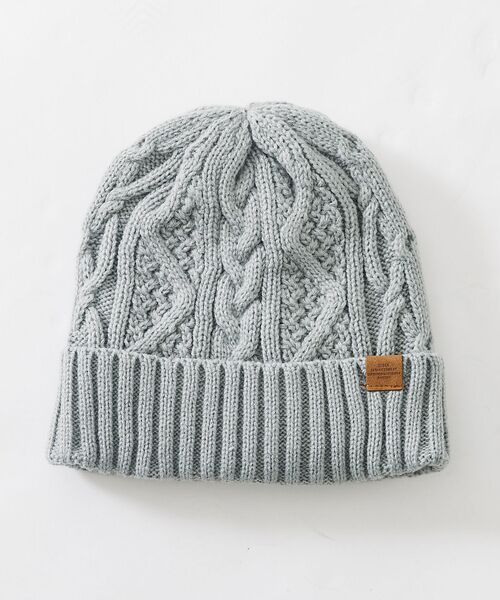 Rouge vif la cle / ルージュ・ヴィフ ラクレ ハット | 【RUBEN/ルーベン】ケーブル裏ボアニット帽/RUS-7092【WEB限定】 | 詳細10