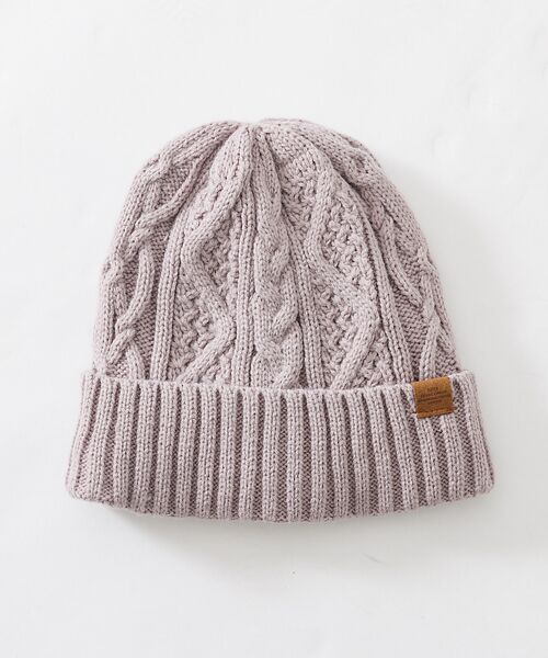 Rouge vif la cle / ルージュ・ヴィフ ラクレ ハット | 【RUBEN/ルーベン】ケーブル裏ボアニット帽/RUS-7092【WEB限定】 | 詳細21