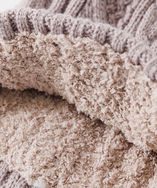 Rouge vif la cle / ルージュ・ヴィフ ラクレ ハット | 【RUBEN/ルーベン】ケーブル裏ボアニット帽/RUS-7092【WEB限定】 | 詳細23