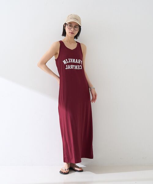 Rouge vif la cle / ルージュ・ヴィフ ラクレ ワンピース | 【ST.JOHNS 3RD CLUB/セントジョンズサードクラブ】パット付ロゴタ | 詳細2