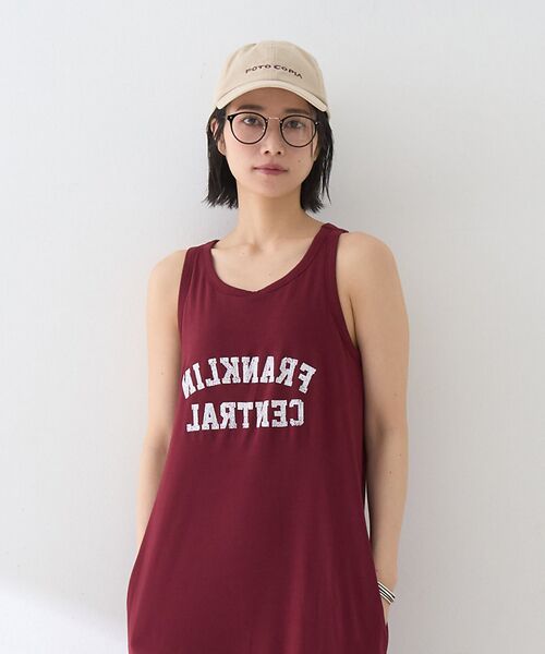 Rouge vif la cle / ルージュ・ヴィフ ラクレ ワンピース | 【ST.JOHNS 3RD CLUB/セントジョンズサードクラブ】パット付ロゴタ | 詳細9