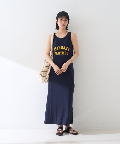 Rouge vif la cle / ルージュ・ヴィフ ラクレ ワンピース | 【ST.JOHNS 3RD CLUB/セントジョンズサードクラブ】パット付ロゴタ | 詳細14