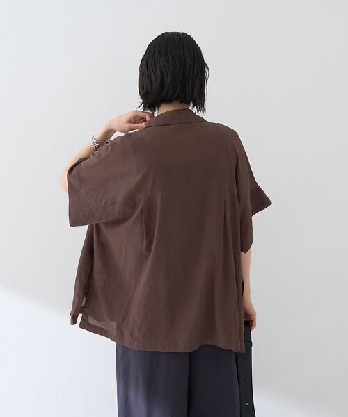 Rouge vif la cle / ルージュ・ヴィフ ラクレ テーラードジャケット | 強撚半袖シアーフォルムジャケット | 詳細6