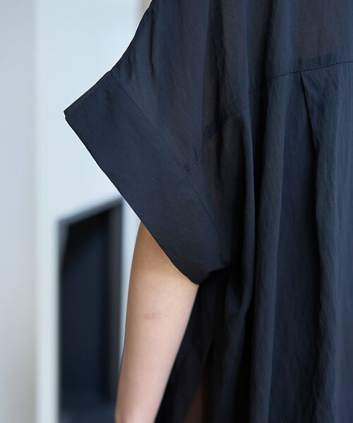 Rouge vif la cle / ルージュ・ヴィフ ラクレ テーラードジャケット | 強撚半袖シアーフォルムジャケット | 詳細27