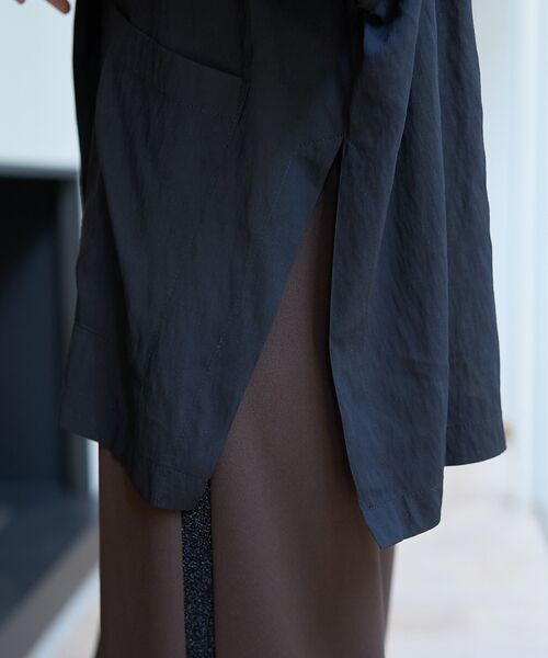 Rouge vif la cle / ルージュ・ヴィフ ラクレ テーラードジャケット | 強撚半袖シアーフォルムジャケット | 詳細28