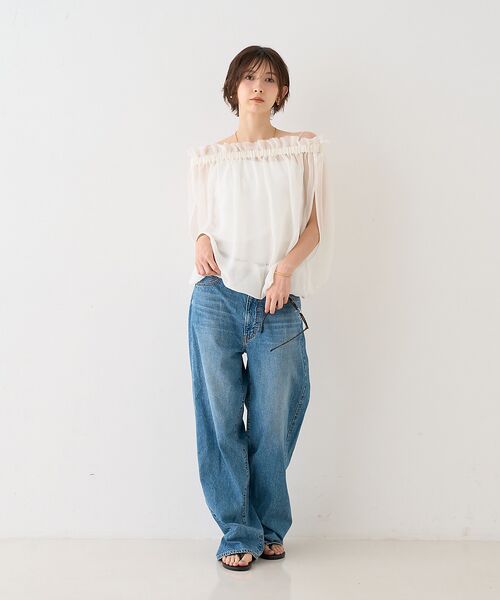 Rouge vif la cle / ルージュ・ヴィフ ラクレ シャツ・ブラウス | 【一部店舗限定】3WAYクールメッシュブラウス | 詳細4