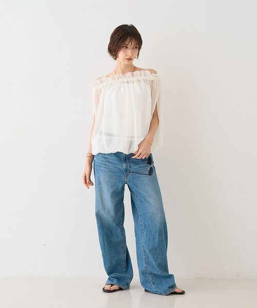 Rouge vif la cle / ルージュ・ヴィフ ラクレ シャツ・ブラウス | 【一部店舗限定】3WAYクールメッシュブラウス | 詳細5