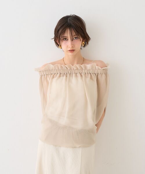 Rouge vif la cle / ルージュ・ヴィフ ラクレ シャツ・ブラウス | 【一部店舗限定】3WAYクールメッシュブラウス | 詳細7