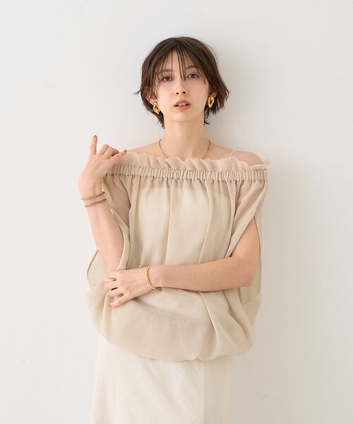 Rouge vif la cle / ルージュ・ヴィフ ラクレ シャツ・ブラウス | 【一部店舗限定】3WAYクールメッシュブラウス | 詳細8