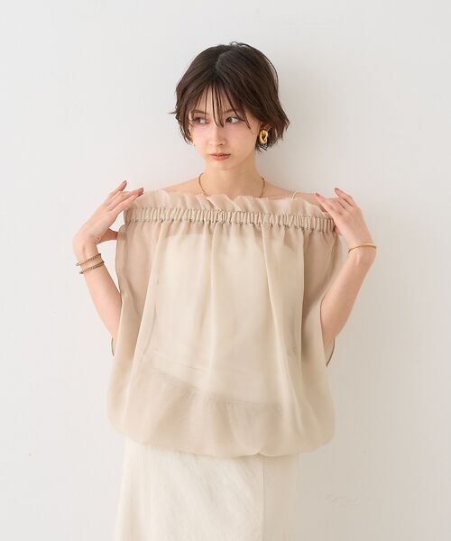 Rouge vif la cle / ルージュ・ヴィフ ラクレ シャツ・ブラウス | 【一部店舗限定】3WAYクールメッシュブラウス | 詳細9