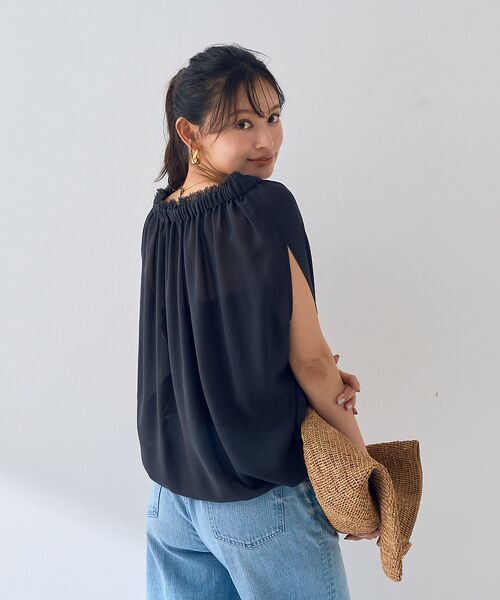 Rouge vif la cle / ルージュ・ヴィフ ラクレ シャツ・ブラウス | 【一部店舗限定】3WAYクールメッシュブラウス | 詳細17