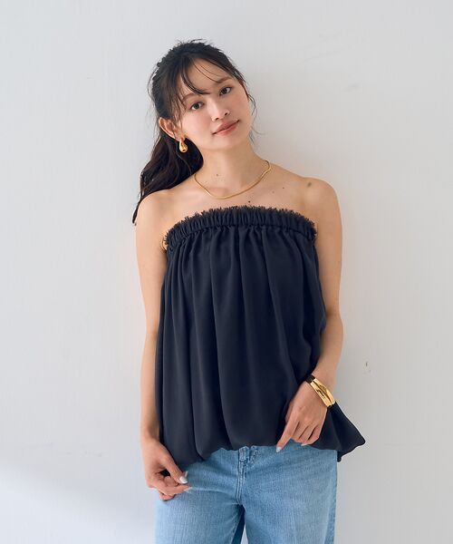 Rouge vif la cle / ルージュ・ヴィフ ラクレ シャツ・ブラウス | 【一部店舗限定】3WAYクールメッシュブラウス | 詳細18